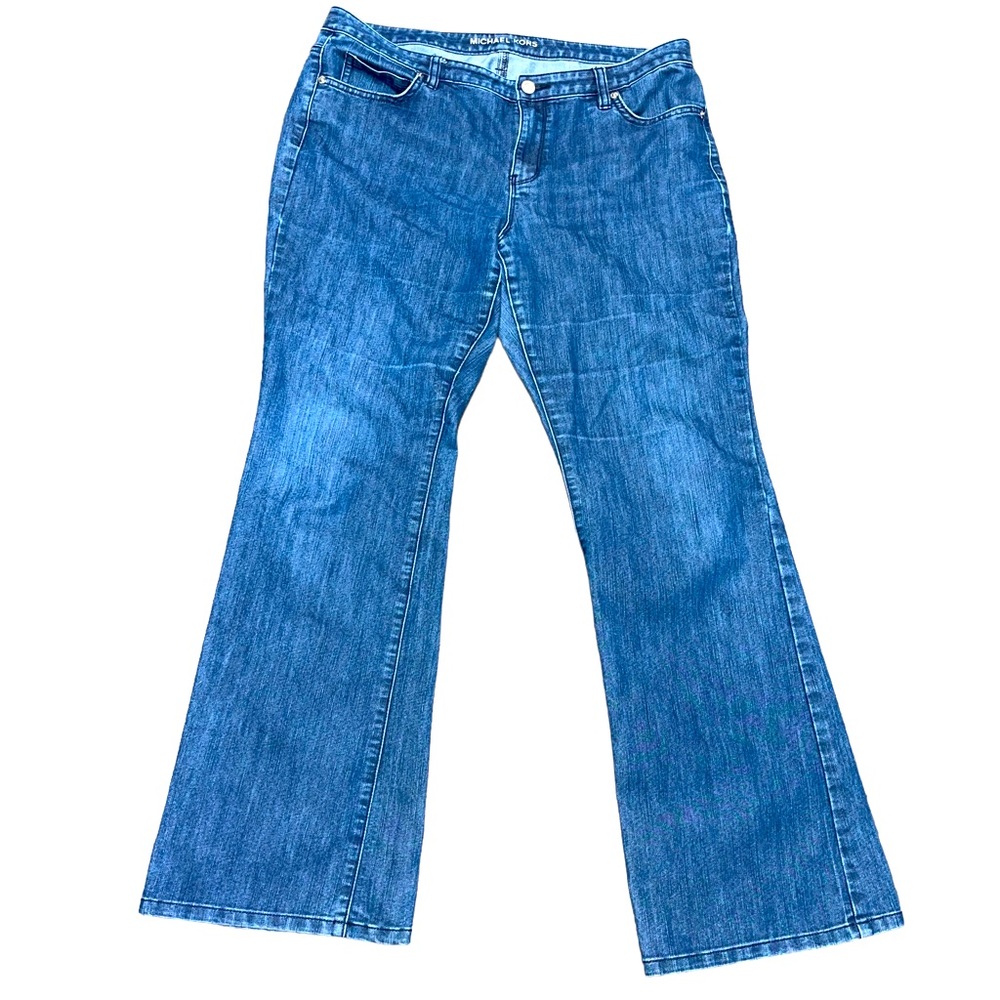 Women’s MK Michael Kors Flare Jeans Size 12 Stretch Denim